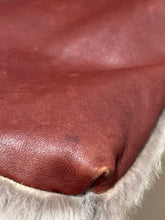 Load image into Gallery viewer, Vintage Claremonte Woven Leather & Fur Tote with Fringe