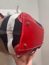 Load image into Gallery viewer, Burberry Canvas Tan Check Large Tote