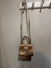 Load image into Gallery viewer, Telfar Gold Metallic Mini Crossbody
