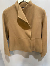 Load image into Gallery viewer, Eileen Fisher Tan Cashmere Wool Blend Jacket
