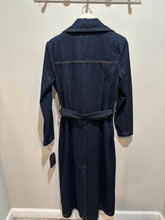 Load image into Gallery viewer, Avec Le Filles Dark Wash Denim Trench
