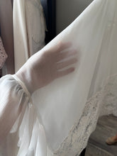 Load image into Gallery viewer, White Sheer Lace Poncho Top
