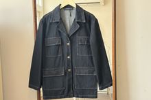 Load image into Gallery viewer, Lioness Dark Wash Denim Barn Jacket
