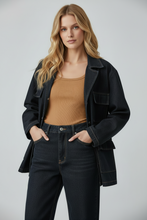 Load image into Gallery viewer, Lioness Dark Wash Denim Barn Jacket
