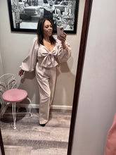 Load image into Gallery viewer, Light Pink Large Bow Jumpsuit
