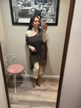 Load image into Gallery viewer, Free People Grey Hi Lo Pattern Tunic
