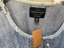 Load image into Gallery viewer, Lucky Brand Distressed Western Shirt Dress
