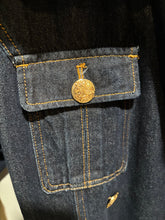 Load image into Gallery viewer, Avec Le Filles Dark Wash Denim Trench
