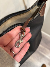 Load image into Gallery viewer, Vintage Dooney &amp; Bourke Black Pebbled Leather Bag
