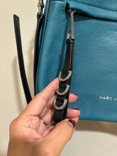 Load image into Gallery viewer, Marc Jacobs Teal Pebbled Leather Bag
