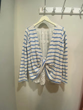 Load image into Gallery viewer, Anthropologie Sullivan &amp; James Striped Textured Top
