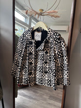 Load image into Gallery viewer, Milly Black Pattern Tweed Sling Jacket
