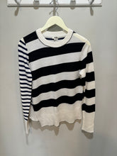 Load image into Gallery viewer, Jason Wu Knit Asymmetrical Striped Top
