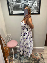 Load image into Gallery viewer, Banana Republic White Multifloral Maxi Dress
