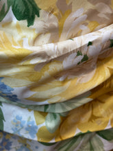 Load image into Gallery viewer, Vintage White Multi Floral Strapless Dress
