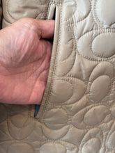 Load image into Gallery viewer, Coach Tan Quilted Signature Logo Jacket
