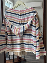 Load image into Gallery viewer, POL Multicolor Knit Stripped Hoodie
