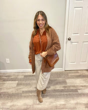 Load image into Gallery viewer, Free People Brown Oversize Cardigan
