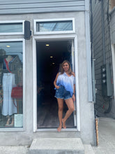 Load image into Gallery viewer, We The Free Medium Wash Distressed Shorts
