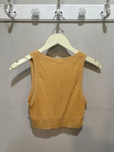 Load image into Gallery viewer, Free People Tan Ribbed Cropped Top
