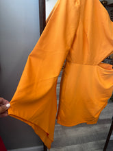 Load image into Gallery viewer, Orange Cutout One Shoulder Dress
