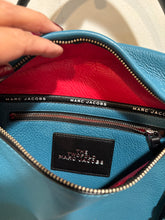 Load image into Gallery viewer, Marc Jacobs Teal Pebbled Leather Bag
