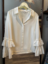 Load image into Gallery viewer, Badgley Mishka Cream Pirate Blouse
