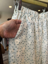 Load image into Gallery viewer, Cream Sage Floral Sheer Pants
