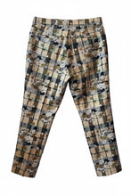 Load image into Gallery viewer, Zara Tan Check Floral Pants
