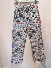 Load image into Gallery viewer, Multicolor Pattern High Waist Denim

