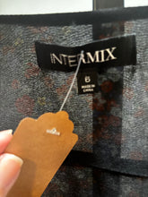 Load image into Gallery viewer, Intermix Black Floral Wrap Dress

