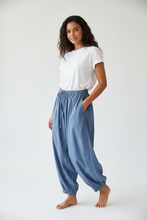 Load image into Gallery viewer, Anthropologie Blue Balloon Pants
