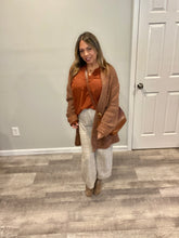 Load image into Gallery viewer, Free People Brown Oversize Cardigan
