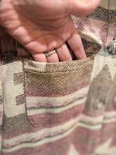 Load image into Gallery viewer, BB Dakota Cream Aztec Duster Coat
