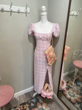 Load image into Gallery viewer, Zara Pink Gingham Puff Sleeves Dress
