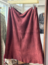 Load image into Gallery viewer, Michael Kors Rust Suede Midi Skirt
