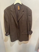 Load image into Gallery viewer, Vintage Valentino Brown Check Oversize Blazer
