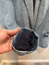 Load image into Gallery viewer, Good American Light Wash Denim Blazer
