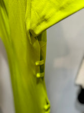 Load image into Gallery viewer, Zara Lime Green Side Cutout Maxi Dress

