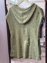 Load image into Gallery viewer, Urban Distressed Knit Hoodie Vest
