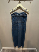 Load image into Gallery viewer, Medium Wash Denim Strapless Dress
