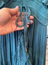 Load image into Gallery viewer, Free People Teal Hi Lo Maxi Dress
