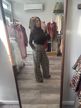 Load image into Gallery viewer, Tan Glen Plaid Pants
