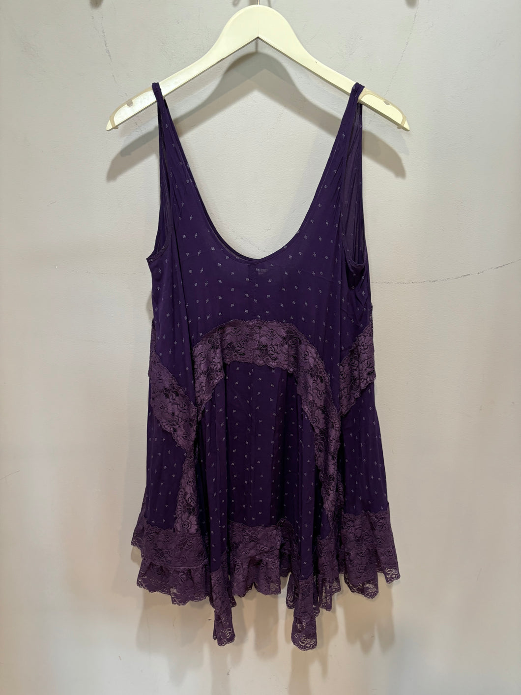 Free People Purple Mini Dress