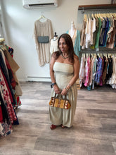 Load image into Gallery viewer, Free-est x Free People Khaki Barrel Jumpsuit
