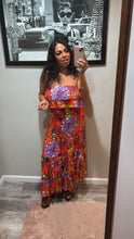 Load image into Gallery viewer, One State Orange Floral Dress
