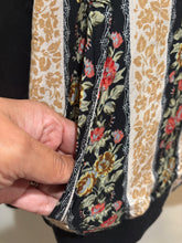 Load image into Gallery viewer, Anthropologie Hayden Black Floral Bomber Jacket
