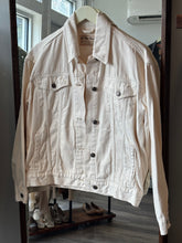Load image into Gallery viewer, We The Free Cream Denim Jacket
