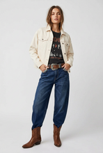 Load image into Gallery viewer, We The Free Cream Denim Jacket
