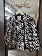 Load image into Gallery viewer, Milly Black Pattern Tweed Sling Jacket
